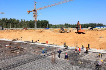 Construction site scene