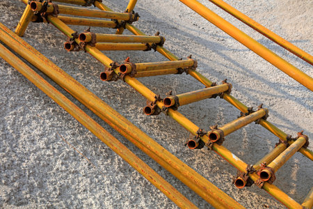 Steel pipe support