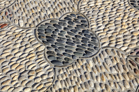 Stone pattern of assembledの写真素材