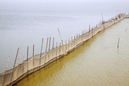 Posts and netsの写真素材