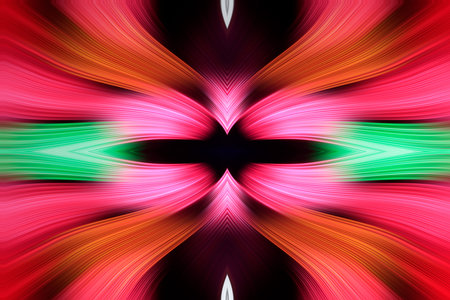 computer generated radial color texture