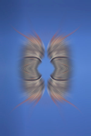 computer generated radial color texture