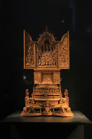 London - October 10, 2015: fine crafts in British Museum, London, UK, October 10, 2015のeditorial素材