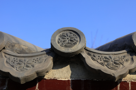 Grey tile textureの写真素材