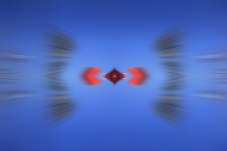 computer generated radial color textureの写真素材