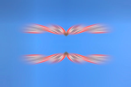 computer generated radial color textureの写真素材