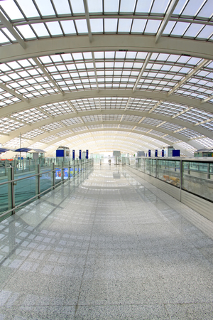 Beijing Capital International Airport T3 terminal dome, Chinaのeditorial素材