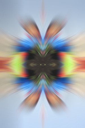 computer generated radial color textureの写真素材