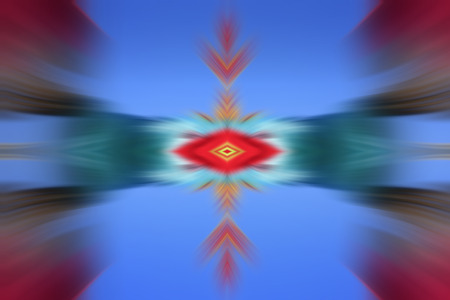 computer generated radial color textureの写真素材