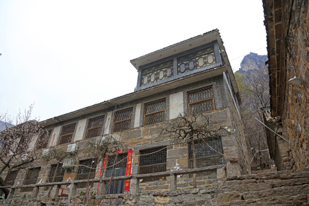 Three storey buildingのeditorial素材