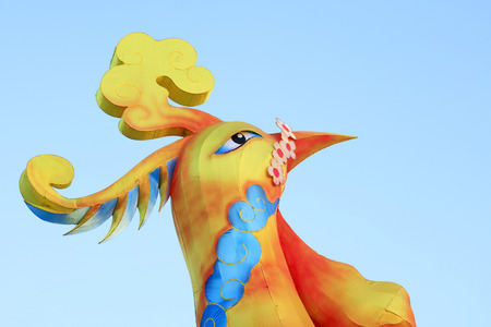 Phoenix shape lanternのeditorial素材