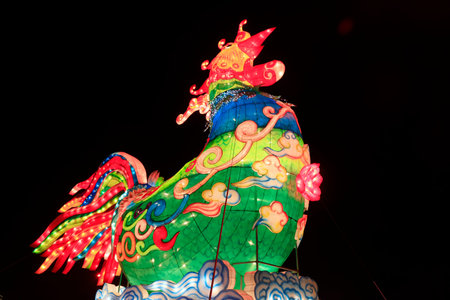 Cock shape lanternのeditorial素材