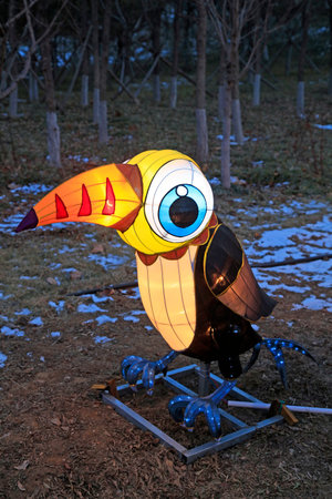 bird shape lanternのeditorial素材