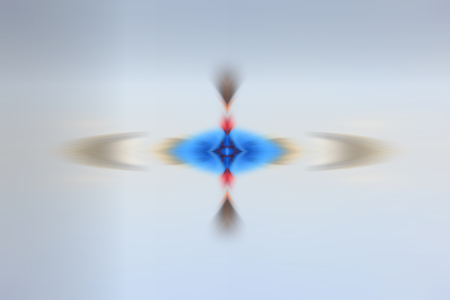 computer generated radial color textureの写真素材