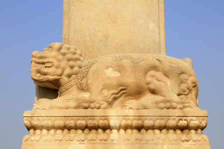 Chinese ancient stone carvingsの写真素材