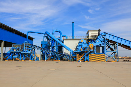 industrial plant in a factoryのeditorial素材