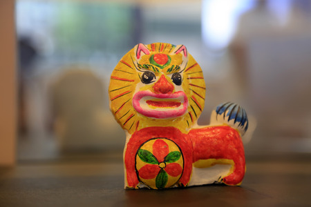 clay sculpture of Chinese traditional styleの写真素材