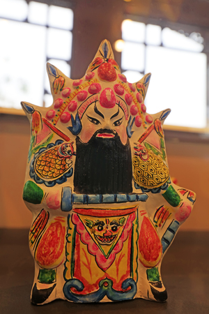 clay sculpture of Chinese traditional styleの写真素材