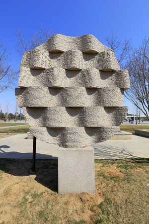 Rock sculptureの写真素材