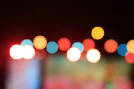 Color spots on the stageの写真素材