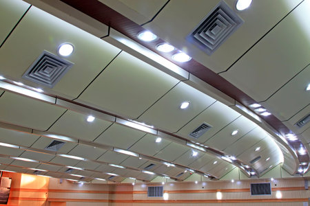 Auditorium ceiling lighting effects