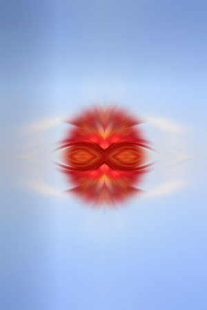 computer generated radial color texture