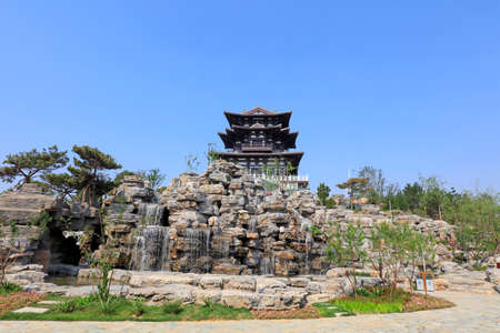 Waterfront park sceneryのeditorial素材