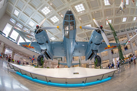 Beijing-June 28, 2019: Soviet-built Fig. 2 bomber, Chinese People's Revolutionary Military Museum,...