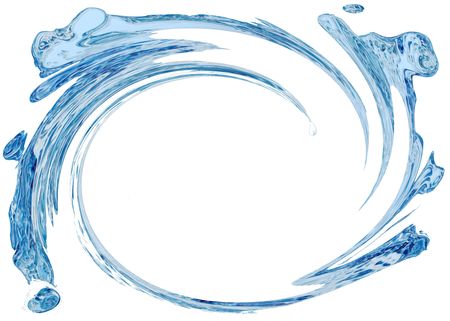 Water splashing の写真素材