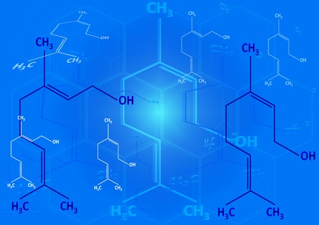 The chemical structural formula of spiritの写真素材