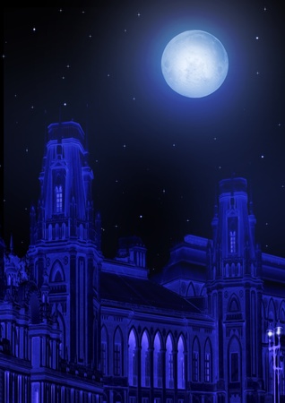 night cityの写真素材