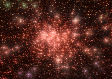 Stars of a planet and galaxy in a free space