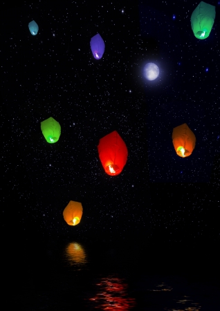 Chinese lanternsの写真素材