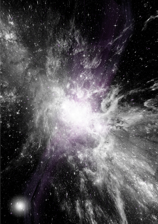 Stars, dust and gas nebula in a far galaxy. Elements of this image furnished by NASAの写真素材