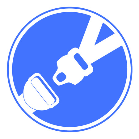 Fasten Seat Belts Signのイラスト素材