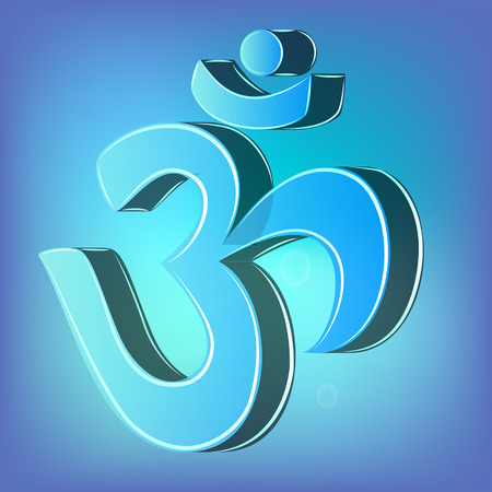 3d Om symbolのイラスト素材