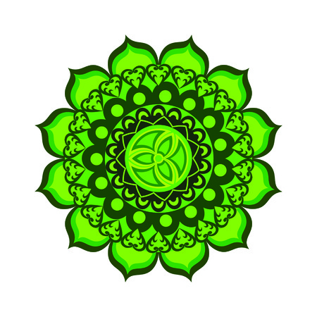 Anahata chakra vector illustrationのイラスト素材