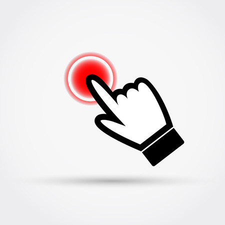 Click icon vector illustration.のイラスト素材