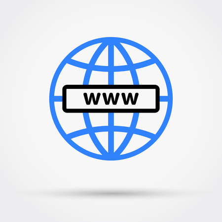 Word wide web icon.のイラスト素材