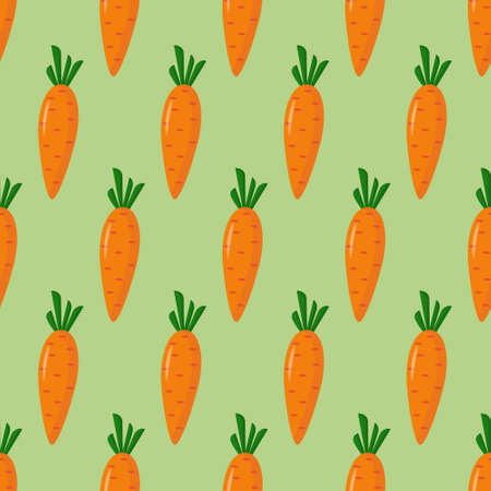 Carrot seamless pattern. Vector illustrationのイラスト素材