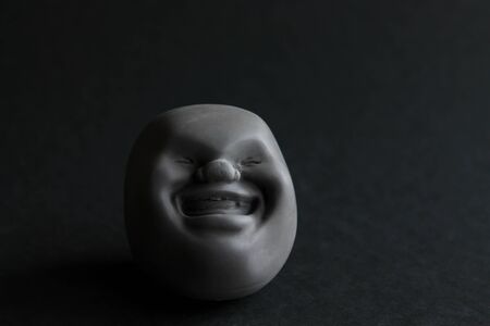 amazing fun silicone antistress on a black backgroundの写真素材