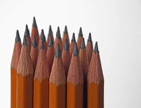 Pencils are necessary for drawing. At office there should be many pencils.の写真素材