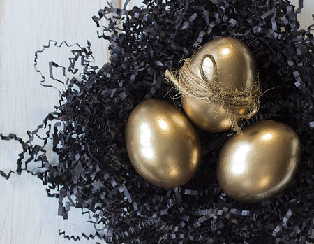 easter, eggs, decoration, symbol, beautiful,  celebration, wooden, golden,  black