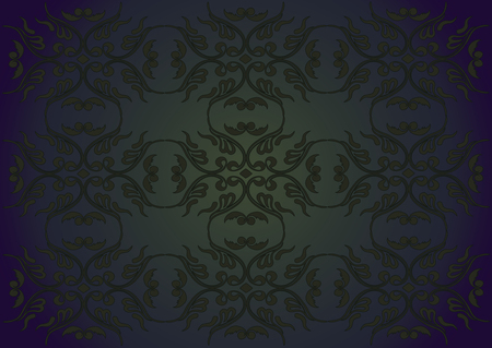 Violet-green baroque background.のイラスト素材