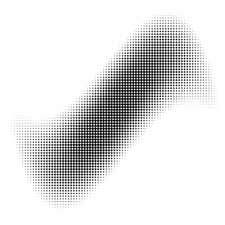 Vector dots halftone.のイラスト素材