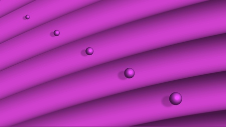 3D ball abstract background. pink lines, circlesのイラスト素材