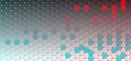 Cube hexagon pattern vector backgroundのイラスト素材