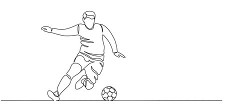 Vector illustration. Football. Ball. A celebration of football.のイラスト素材
