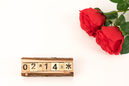 Valentine's day roses bouquet