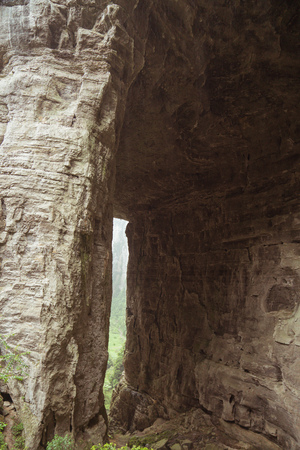 Sanqiao scenic spot, wulong tiankeng, sichuan province, Chinaの写真素材